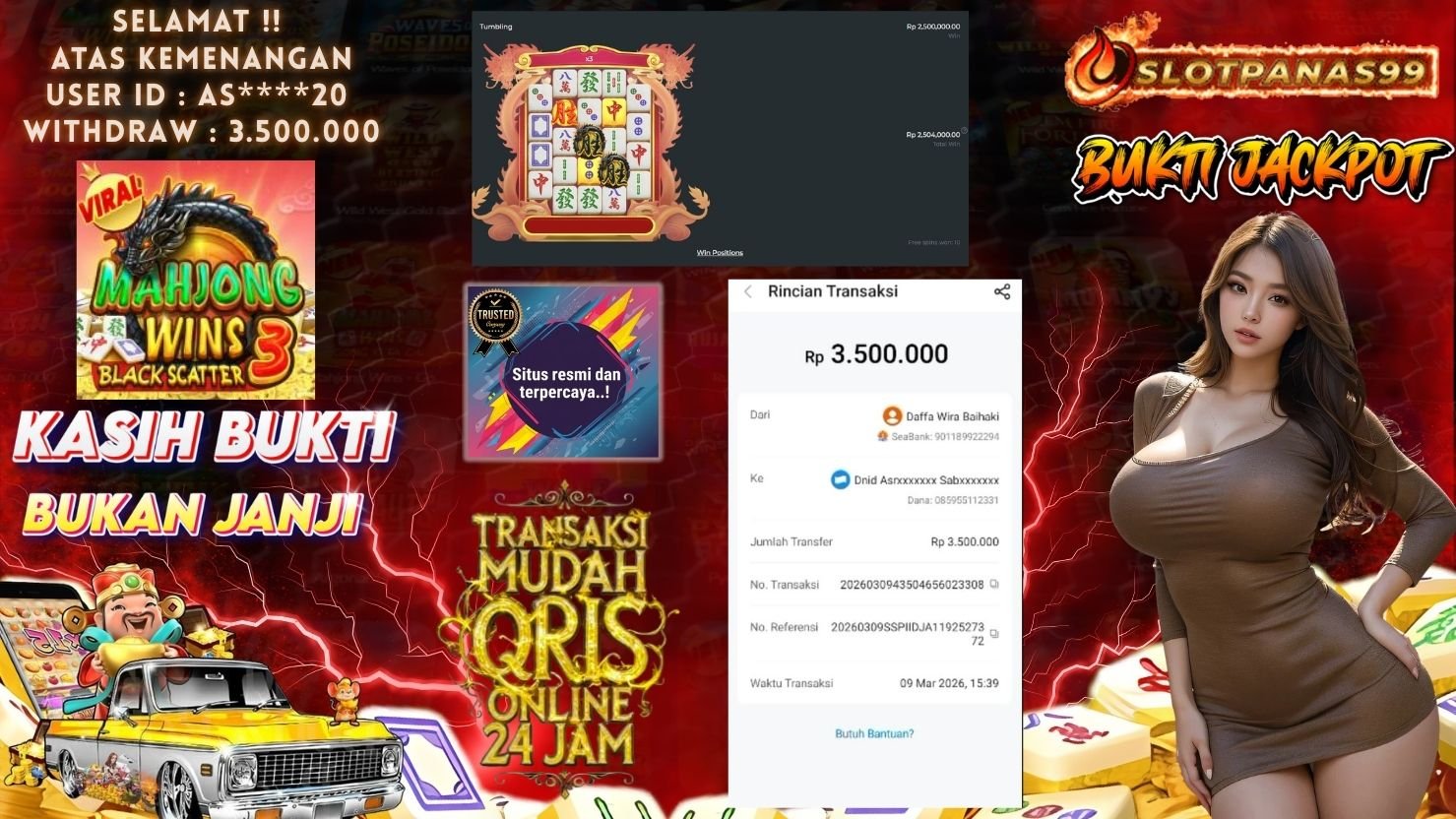 SLOTPANAS99 JACKPOT SLOT MAHJONG WINS 3 - BLACK SCATTER